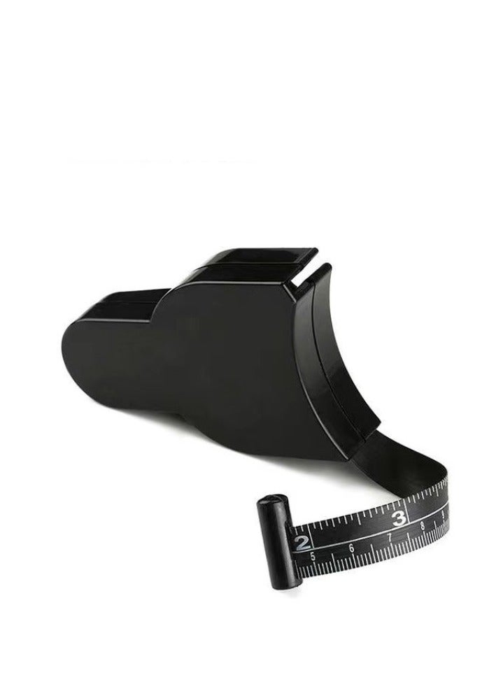 60 Inch 150Cm Waist Measure Tape With Button To Measure Waist And Arms (Black) - Image 4