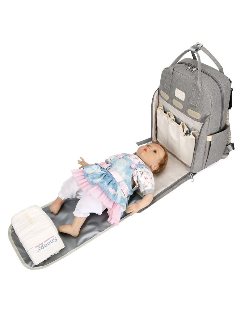 DURKU Baby Diaper Bag Backpack with 100% Waterproof Diaper Changing Pad Large Capacity Travel Bags for Newborn  - Image 2