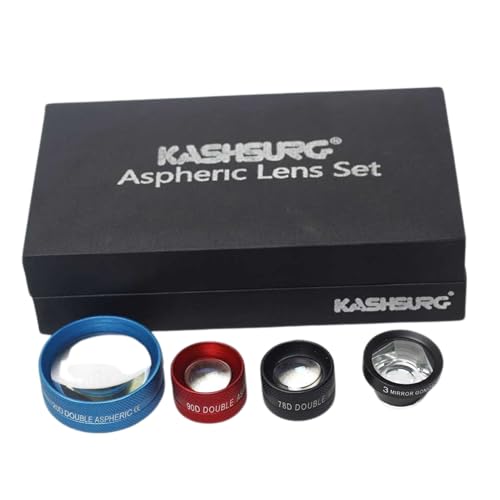 KASHSURG 78D+90D+20D + 3 Mirror GONIOSCOPE ASPHERIC Non Contact Lens for Ophthalmology - Image 1