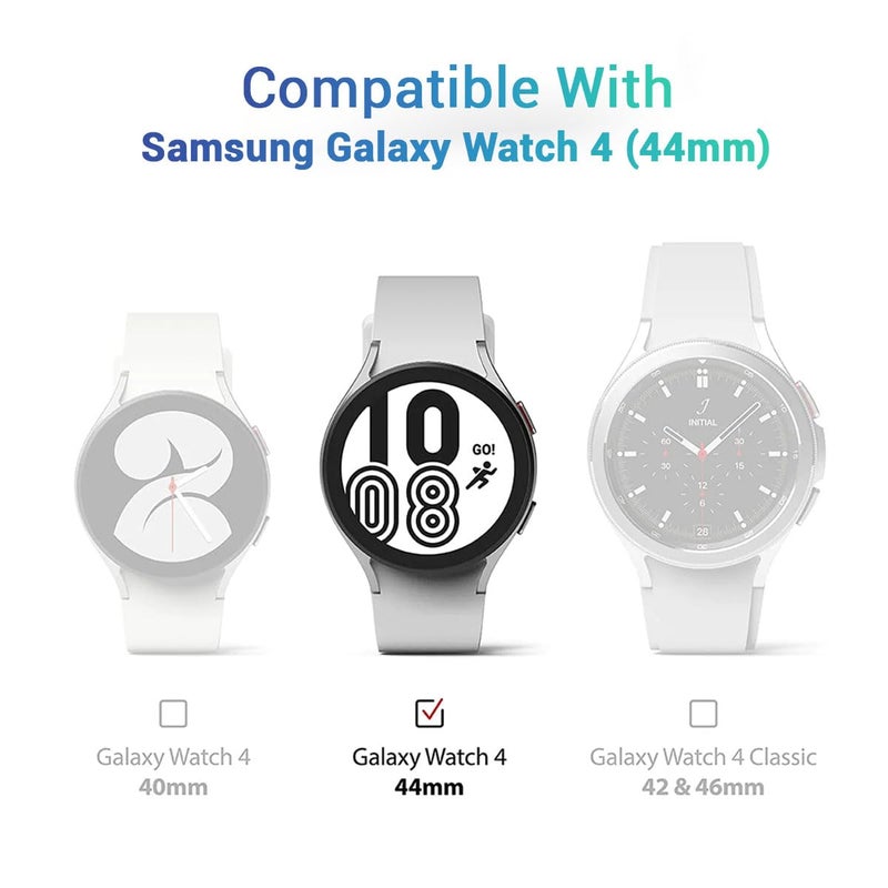 KACA Soft TPU Front Protection Case Cover for Samsung Galaxy Watch 4 (44Mm) (Transperent) - Transparent - Image 2