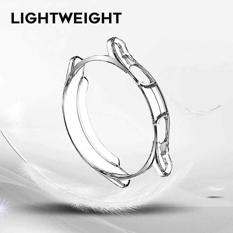 KACA Soft TPU Front Protection Case Cover for Samsung Galaxy Watch 4 (44Mm) (Transperent) - Transparent - Image 4
