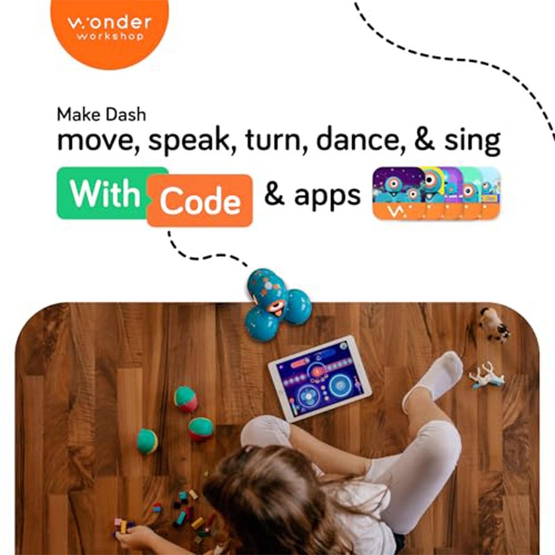 Wonder Workshop Wonder Workshop Dash Robot – Coding Robots for Kids 6+ – Voice Activated STEM Robot Toys – Interactive, Educational & Programmable  - Image 4