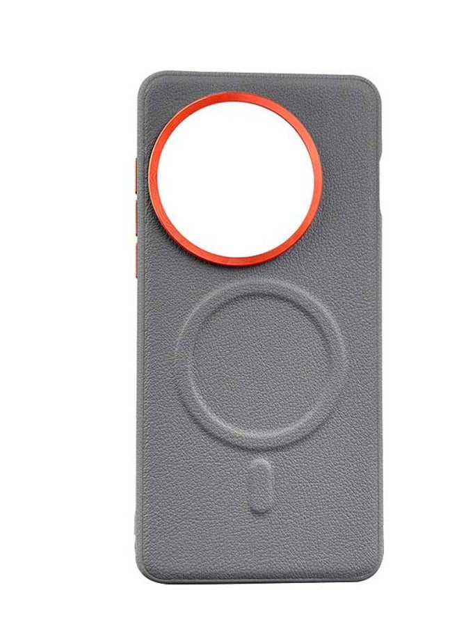 Generic - Suitable for OnePlus 13R phone case, faux leather material, plain leather magnetic suction, anti drop and pressure resistance - Image 1