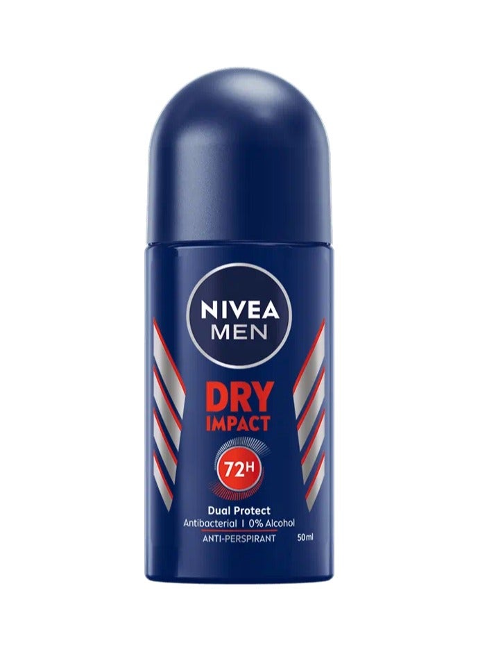 Nivea Dry Impact Anti-Perspirant Roll-On 72H 50ml - Image 1