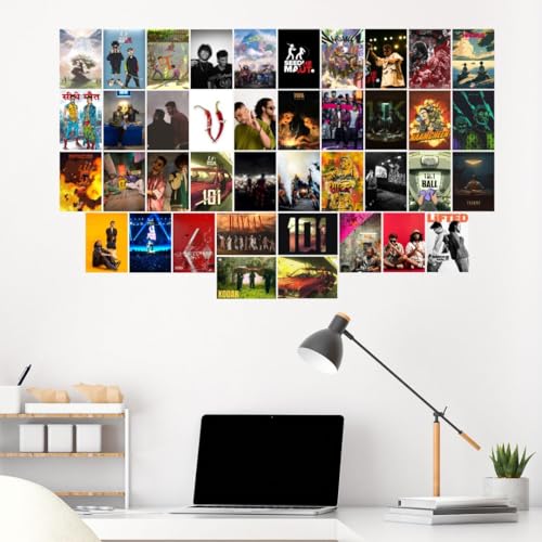 Auraposter Paper Seedhe Maut Mini Posters (Set of 40) - 15x10 cm for Wall, Bedroom, Living Room - Desi Hip Hop - Double Tape Included - Image 3