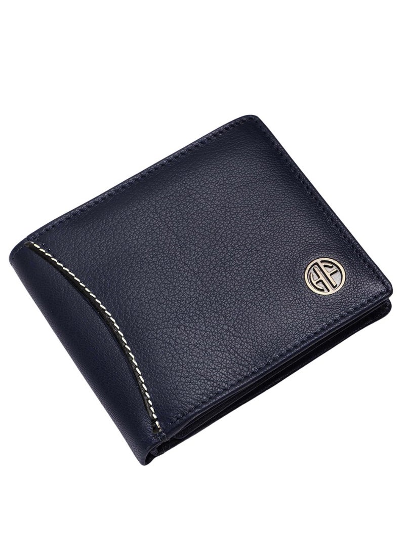 HAMMONDS FLYCATCHER - Leather Wallet for Men, RFID Protected Leather Purse for Men, Money Purse for Men | HF592BNL | CDPT| ROYAL BLUE - Image 1