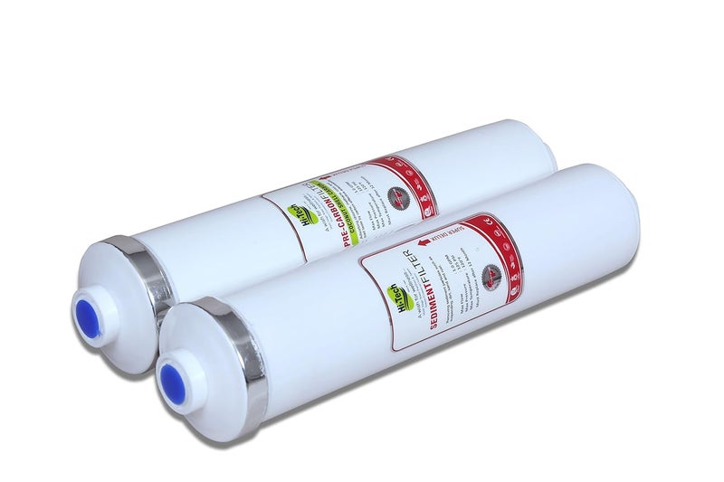 Hi-Tech RO Water Purifier Filter Set (Pre- Carbon Filter and Sediment Filter) - Image 2