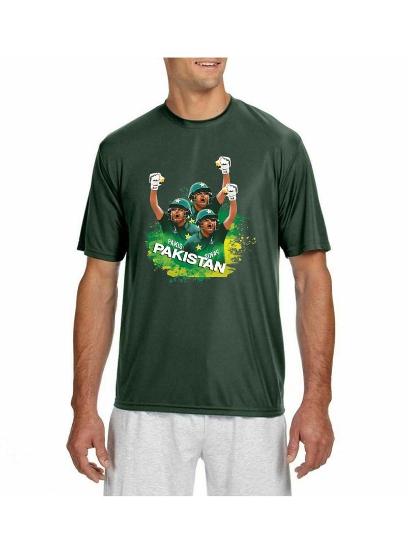 Pakistan Unisex Sports Green Jersey - T-shirt, Drawstring Bag, Cap, and Scarf - Perfect for Pakistan Cricket Fans and Cricket Lovers  - Image 2