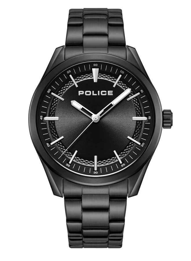 POLICE Men's Analog Round Shape Stainless Steel Wrist Watch PEWJG0018201 - 42 Mm