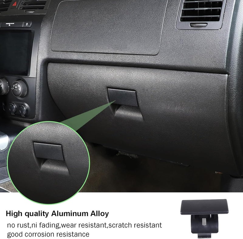 PIUGILH Black Glove Box Latch Handle for Hummer H3 (2005-2009) - Image 3