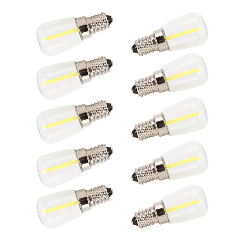 10Pcs E14 Long Filament Mini LED High Brightness Light Bulbs 1.5W AC230V - Image 5