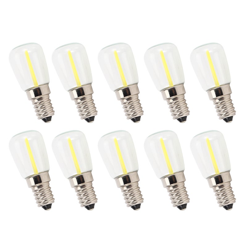 10Pcs E14 Long Filament Mini LED High Brightness Light Bulbs 1.5W AC230V - Image 3