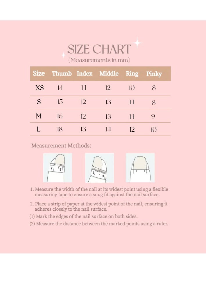 Artist Design/Peninsula Rose (Handmade)/Press On nails/Luxury Hand Painted/Squoval/10 PCS/S Size - Image 3