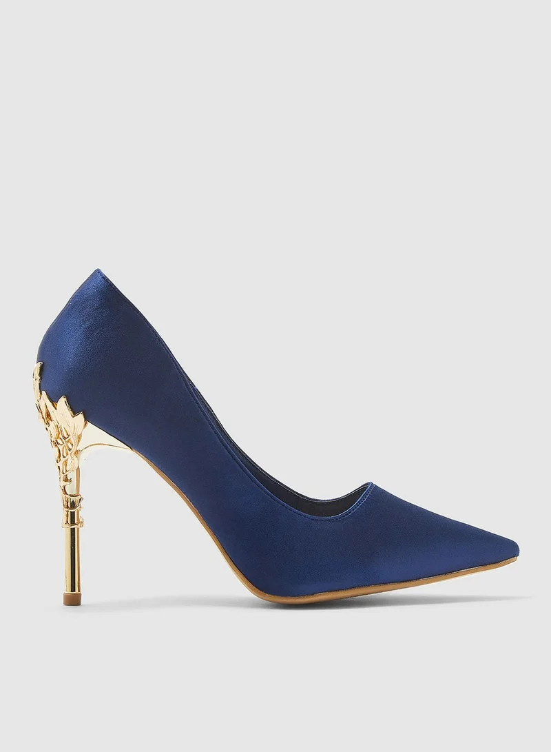 ELLA Embellished Pointed Toe Pumps