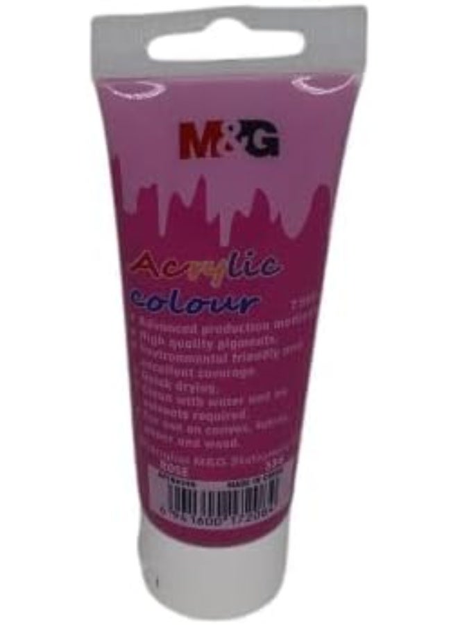 **M&G Acrylic Paint Tube (336), 75ml, Model APLN6598 – Multi Color**