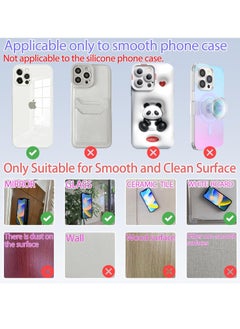 General Silicone Suction Cup Phone Case Mount Double Sided, Phone Accessories Hands-Free Strong Grip Holder for Selfies and Videos, Silicon Phone Stand for iPhone and Android Light Blue,2 Pack  - Image 5