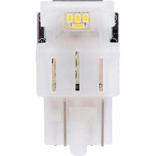 SYLVANIA - 7443 T20 LED White Mini Bulb - Bright LED Bulb, Ideal for Daytime Running Lights (DRL) and Back-Up/Reverse Lights (Contains 2 Bulbs) - Image 2