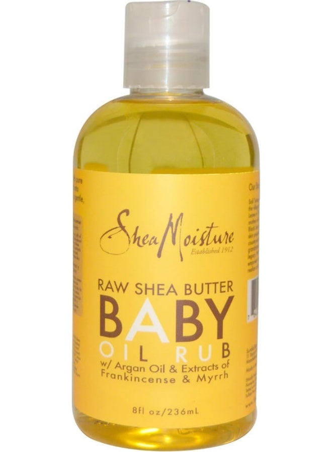 Shea Moisture Baby Oil Rub Raw Shea Chamomile & Argan Oil 237ML - Image 4