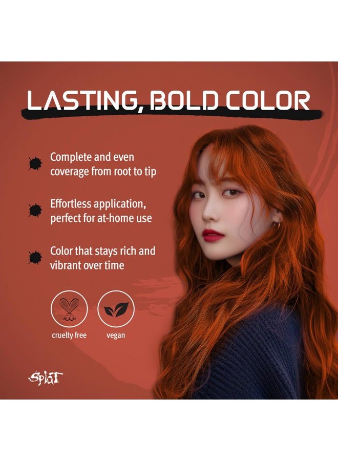 SPLAT Midnight Amber Semi Permanent Hair Dye Kit, 1 Application, Includes Deep Reconstructor Conditioner, Lasts 30 Washes, No Bleach Required, Vegan & Cruelty Free Hair Color - Image 2