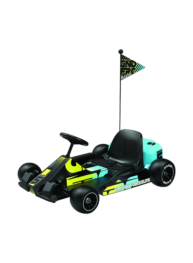 Razor Razor Ground Force Elite - Electric Go Kart for Kids 13+ with Forward & Reverse Drive, Up to 14 mph Max Speed, 40 Minute Ride Time, 9 Mile Range, 350W Ride On with 36V 5Ah Battery