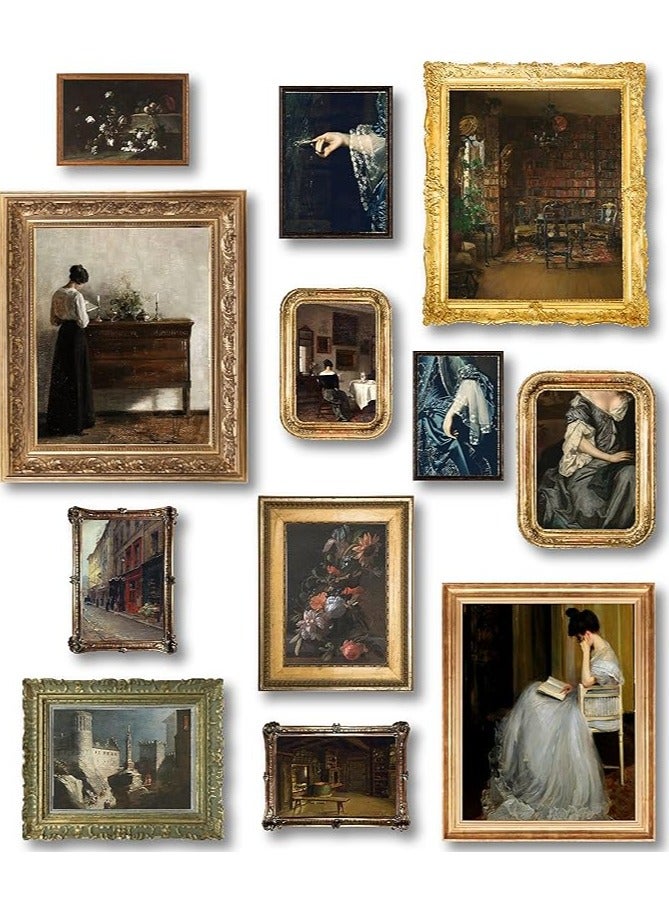 Today Idea Gothic Victorian Decor for Home - Antique Victorian Wall Decor, Dark Victorian Pictures for Wall, Vintage Ladies Portrait Poster Print, Moody Maximalist Bedroom Decorations (8x10 Unframed)  - Image 1