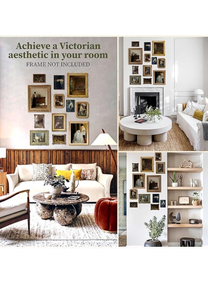 Today Idea Gothic Victorian Decor for Home - Antique Victorian Wall Decor, Dark Victorian Pictures for Wall, Vintage Ladies Portrait Poster Print, Moody Maximalist Bedroom Decorations (8x10 Unframed)  - Image 2