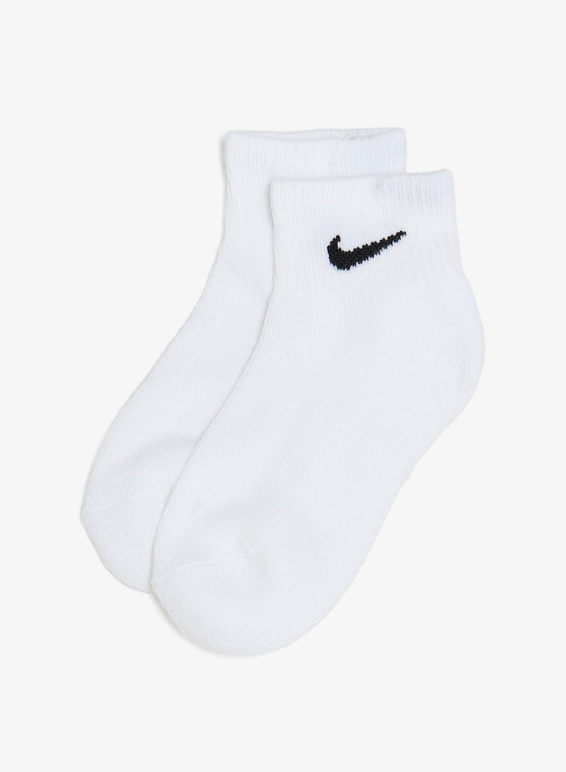 Nike Kids 3 Pack Basic Quarter Socks - Image 2