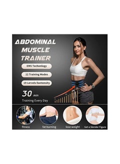SYOSI Smart ABS Stimulator Belt, Portable Abdominal Training Belt, Ab Toning Belt, for Abdomen/Arm/Leg Training, Portable Smart Fitness Workout Equipment for Women Men, Home Fitness Device  - Image 5