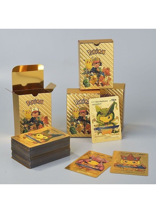 Arabest Pokémon Gold Foil Cards 55 Pokémon CardsTrading Cards  - Image 5