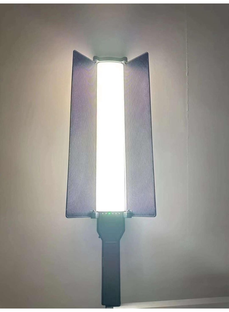 LS-188 RGB LED Handheld Light Stick – 25W, Rechargeable, High Power with Remote Control - Image 4