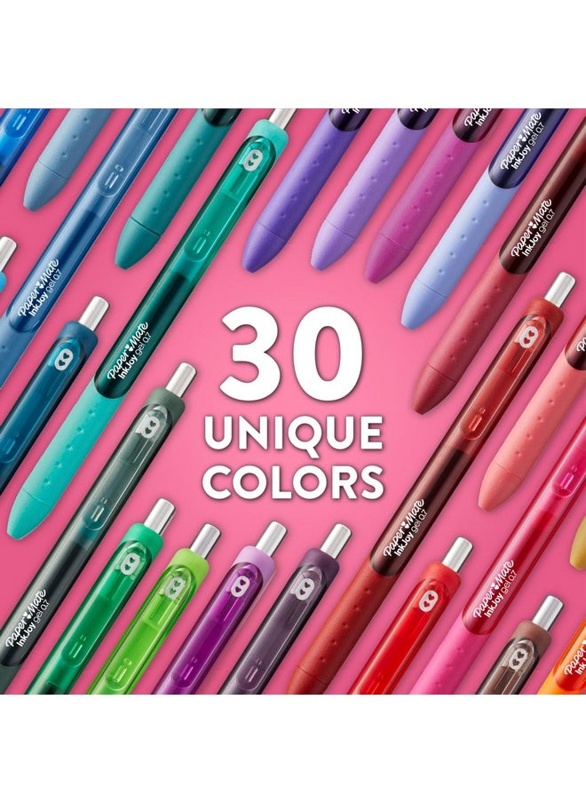 بيبر ميت أقلام حبر جل من Paper Mate InkJoy، برأس متوسط (0.7 مم)، متنوعة، 14 قلمًا  - Image 5