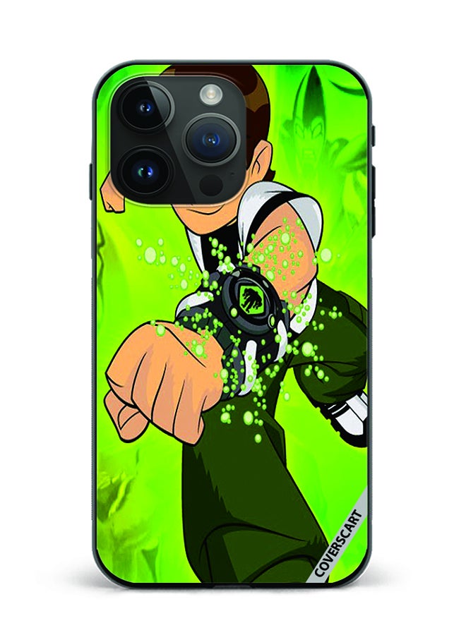 COVERSCART Protective Case Cover For Apple iPhone 15 Pro Ben10 Running Design Multicolour - Image 1