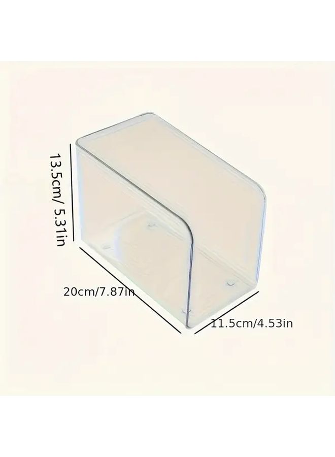 Transparent 2 Pcs Multi Grid Book Stand With Pen Slot Desktop Organizer - Image 2