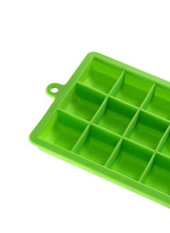 SKY-TOUCH Pack Food Grade Silicone Ice Cube Cubes with Lids for Freezer, Easy-to-Remove 24 Cube Cubes for Party, Drinks and Frozen Liquids (Blue and Green)  - Image 3