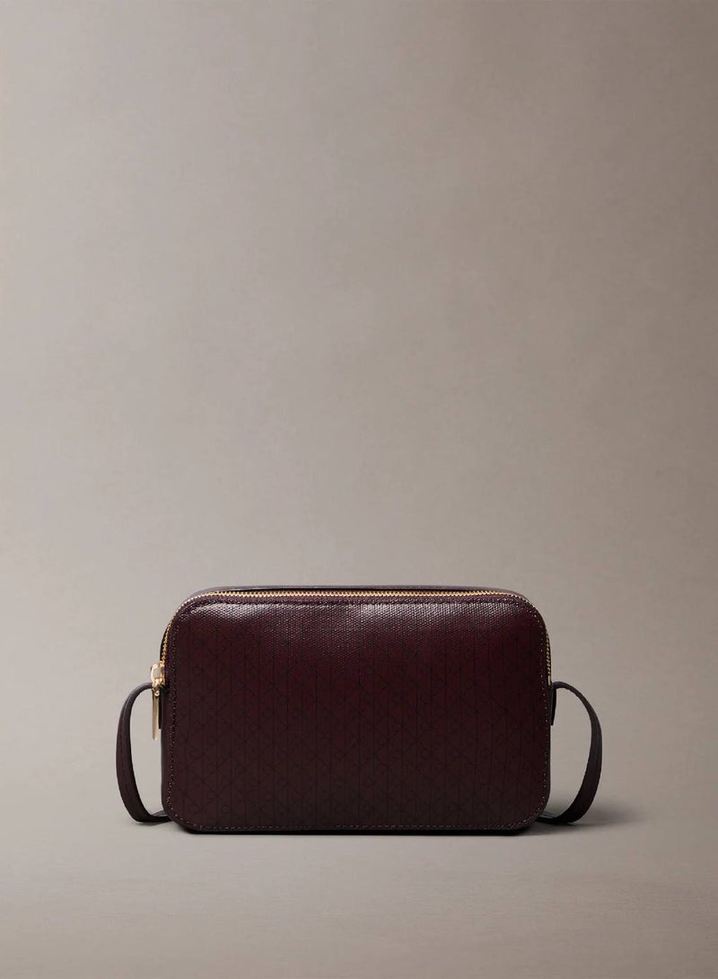 CALVIN KLEIN Allover Monogram Logo Camera Bag - Image 1