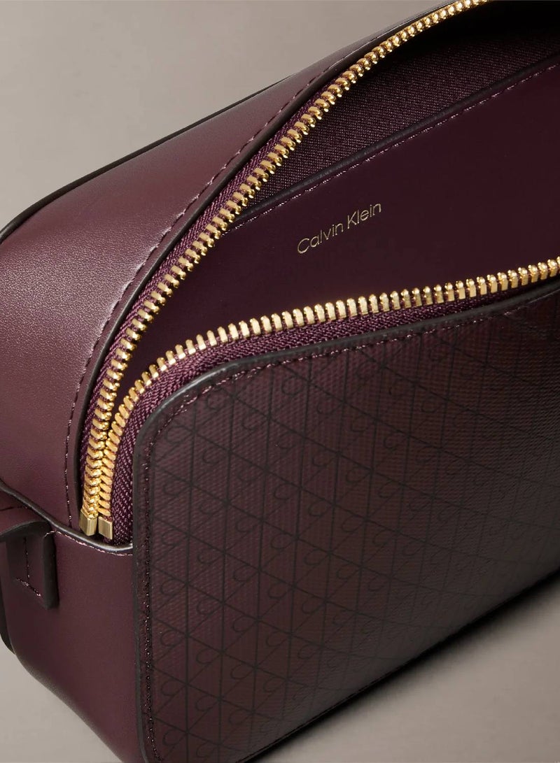 CALVIN KLEIN Allover Monogram Logo Camera Bag - Image 3