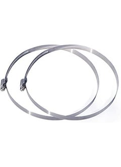 MAXXION MAXXION Diameters 20 cm 8 INCH Adjustable Stainless Steel Pipe Pole Mount Ring BracketWorm Gear Hose Clamp Hoop for CCTV USE 20CM1pair 