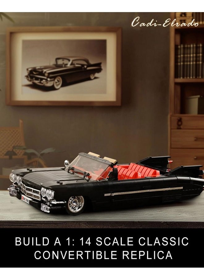 mould king Mould King Sports Car Building Block Kits, MOC Racing Model Building Sets, Convertible Gifts for Kids Age 8+/Adults Collections Enthusiasts - 1,245 Pieces  - Image 2