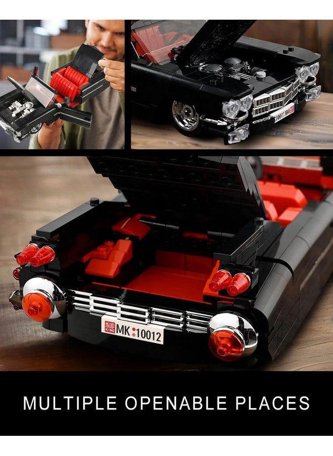 mould king Mould King Sports Car Building Block Kits, MOC Racing Model Building Sets, Convertible Gifts for Kids Age 8+/Adults Collections Enthusiasts - 1,245 Pieces  - Image 4