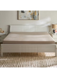 Home Box Opulent Luxe Solid Cotton Super King Fitted Sheet 200 x 40 x 200 cm  - Image 3