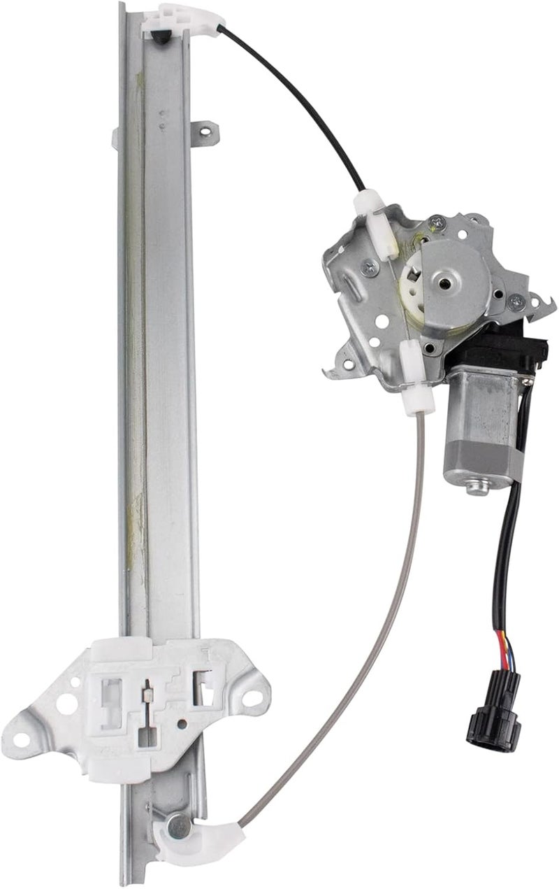 TRQ Front Power Window Regulator & Motor Assembly Set Compatible with 2007-2012 Nissan Versa - Image 3