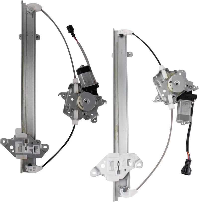 TRQ Front Power Window Regulator & Motor Assembly Set Compatible with 2007-2012 Nissan Versa - Image 1