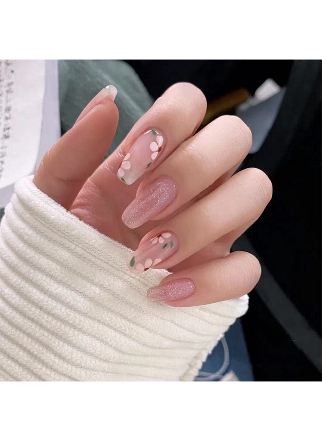 Spring Floral Press On Nails Artificial Nails, Reusable Fake Nails, Set Of 22 False Nails Universally Sized Nail Extensions For Women Press- On Nails, Longlasting Fake Nails With Glue Glossy Finish (Floral) - pzsku/ZCF8EB269BDC847A2C170Z/45/_/1735566983/1e4074ae-98ea-4f51-98d4-6ee12d57e37a