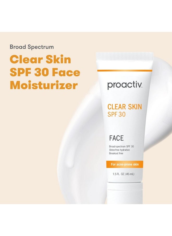 Proactiv - Proactiv Clear Skin Face Sunscreen Moisturizer With SPF 30 - Hydrating SPF Lotion And Sensitive Skin Sunscreen For Oily Skin And Acne-Prone Skin, Oil Free Matte Skincare Sunscreen, 1.5oz - Image 1