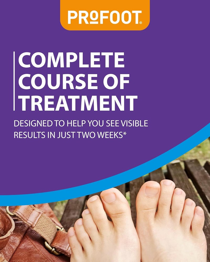 ProFoot علاج فطريات الأظافر من بروفوت مايكسون 5 مل سيروم فريد لعلاج عدوى أظافر القدم يتضمن فرشاة مصممة خصيصًا 10 ملفات أظافر للاستخدام الفردي جدول علاج فطريات الأظافر - Image 5