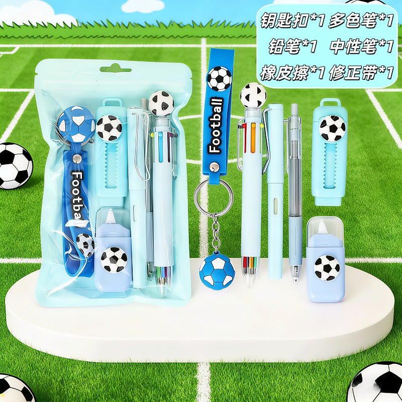 كأس العالم - طقم أدوات مكتبية لكرة القدم الجديد: أدوات تعليمية عملية للطلاب - Image 1