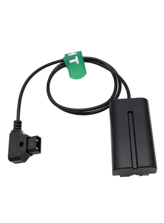 HangTon Camera Monitor D-tap NP-F970 F570 F550 Dummy Battery DC Coupler Power Adapter for Atomos Shogun Inferno Ninja (70 cm) - Image 3
