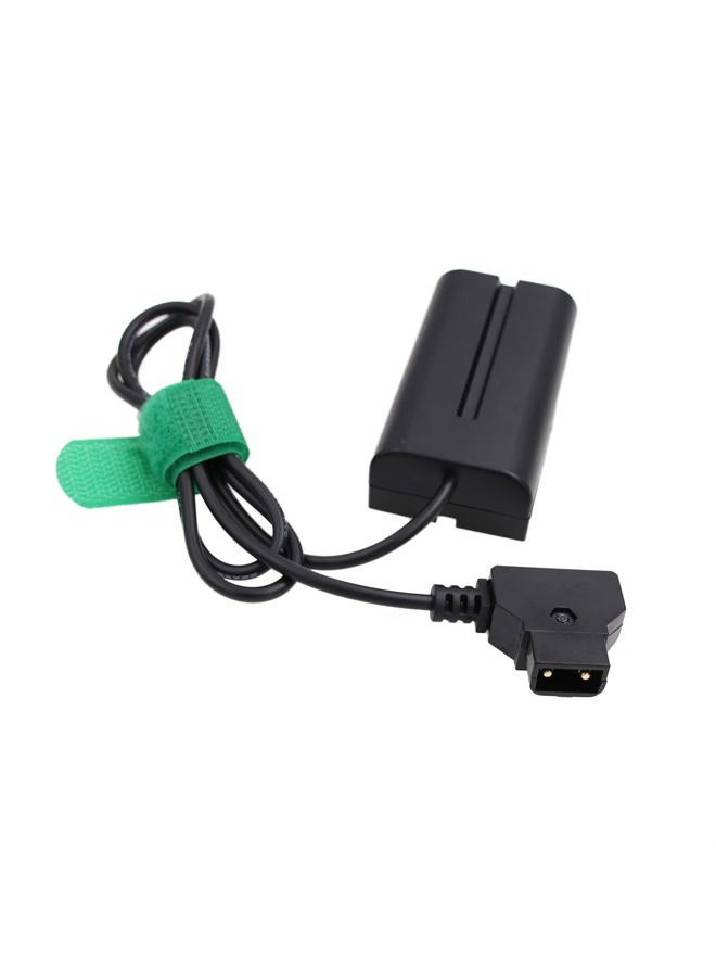HangTon Camera Monitor D-tap NP-F970 F570 F550 Dummy Battery DC Coupler Power Adapter for Atomos Shogun Inferno Ninja (70 cm) - Image 1