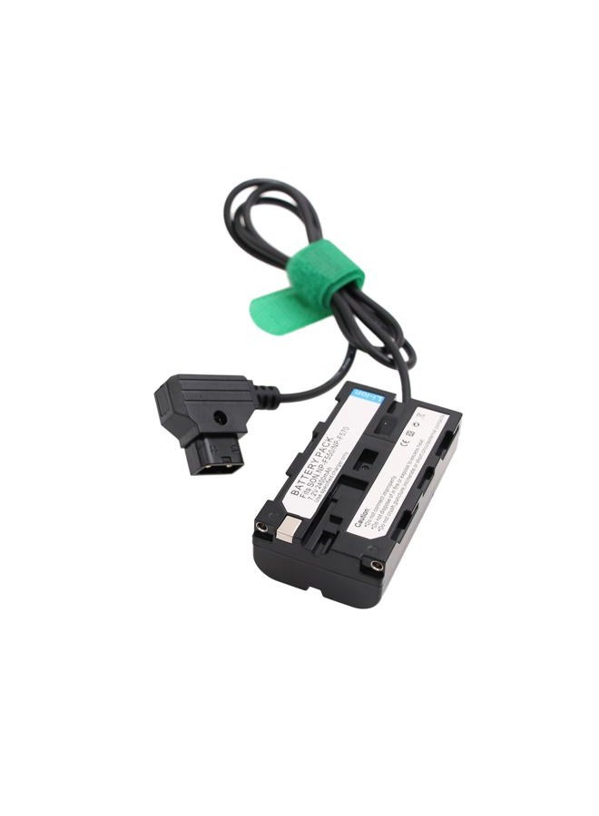 HangTon Camera Monitor D-tap NP-F970 F570 F550 Dummy Battery DC Coupler Power Adapter for Atomos Shogun Inferno Ninja (70 cm) - Image 4