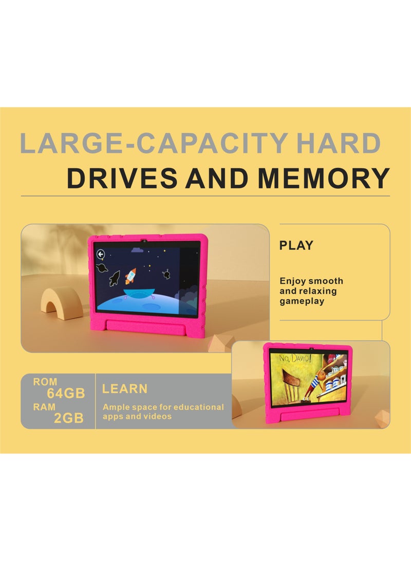 VIKUSHA VK-27 2GB+64GB WiFi 10.1 Inch BIUE Kids Smart Tablet With EV CASE - Image 5